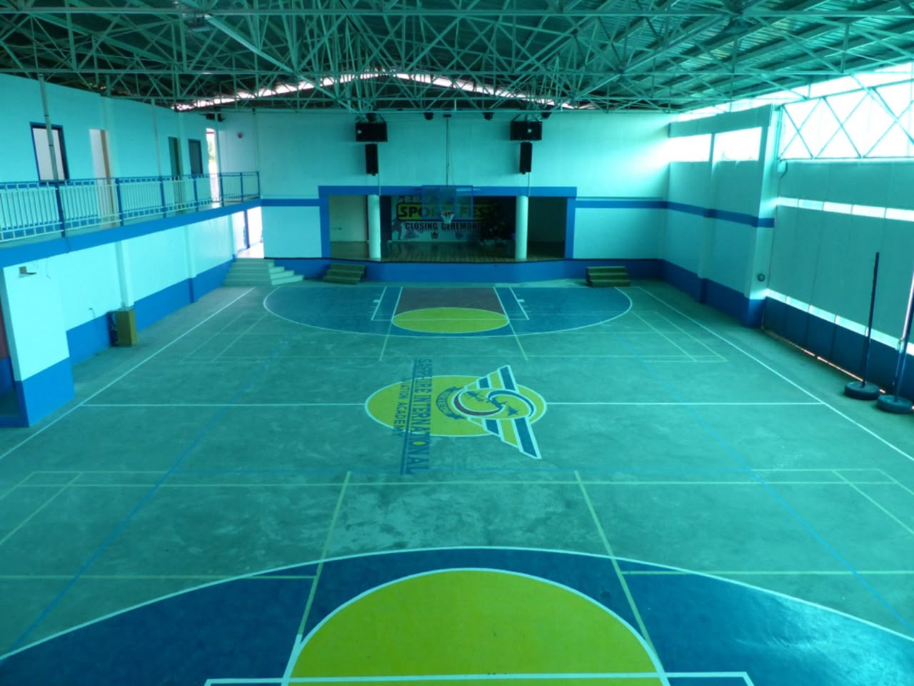 Indoor sports court at SIAA